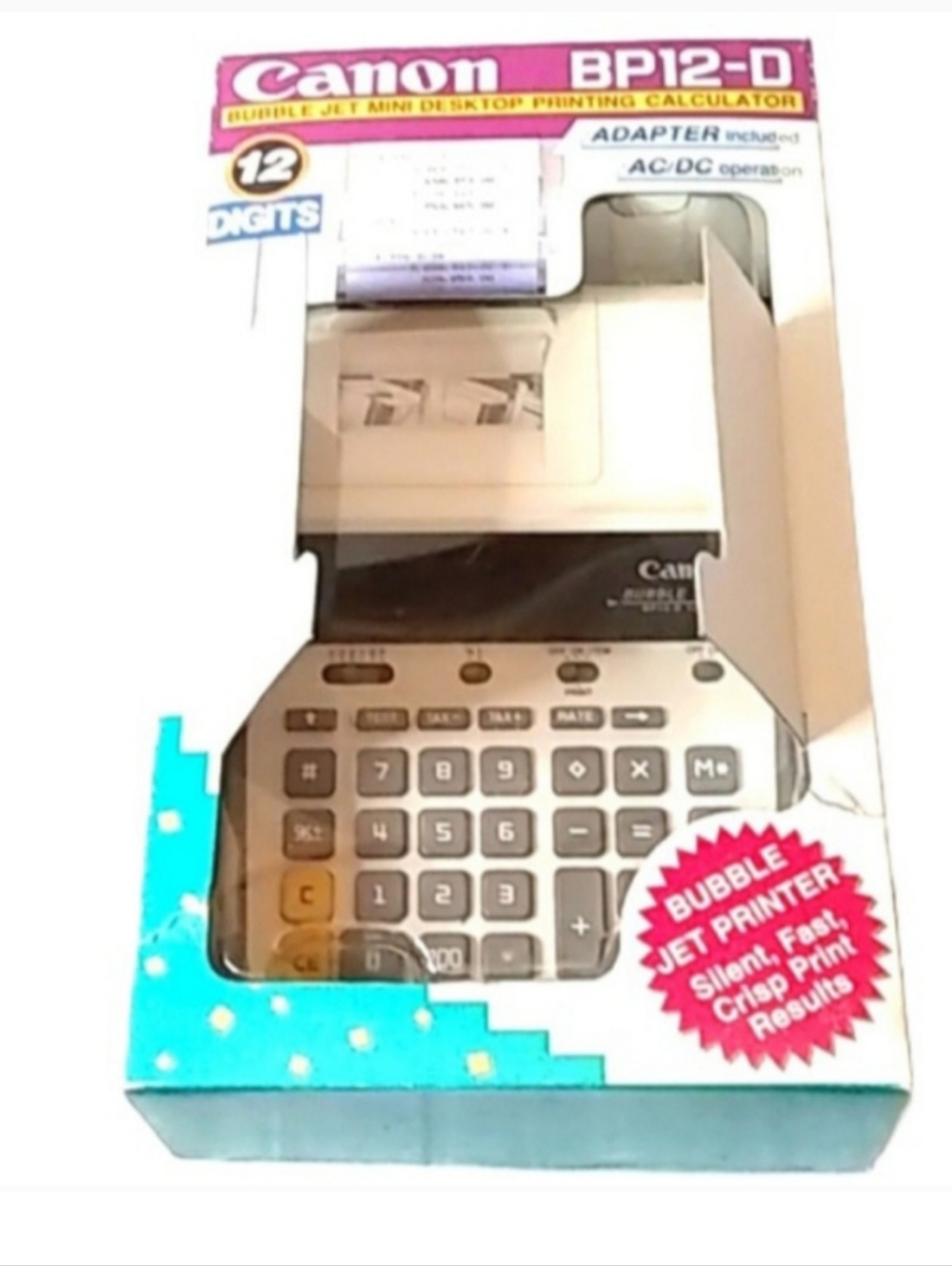Canon BP Bubble Jet Mini Desktop Printing Calculator 12 Digits | In Box